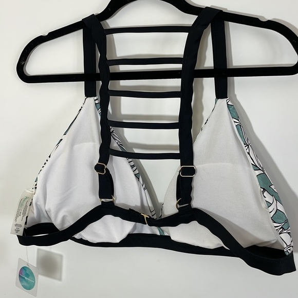 Raisins Curve Plus Size Strappy-Back Top 20W bikini bottom 18 W Swimsuit - Picture 8 of 13